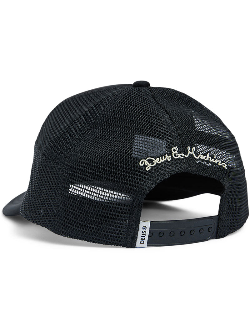 Deus Ex Machina Kamli Trucker Cap Black