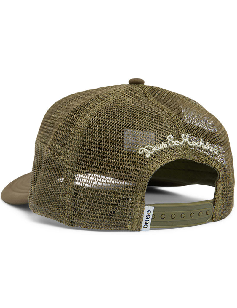 Deus Ex Machina Kamli Trucker Cap Olive