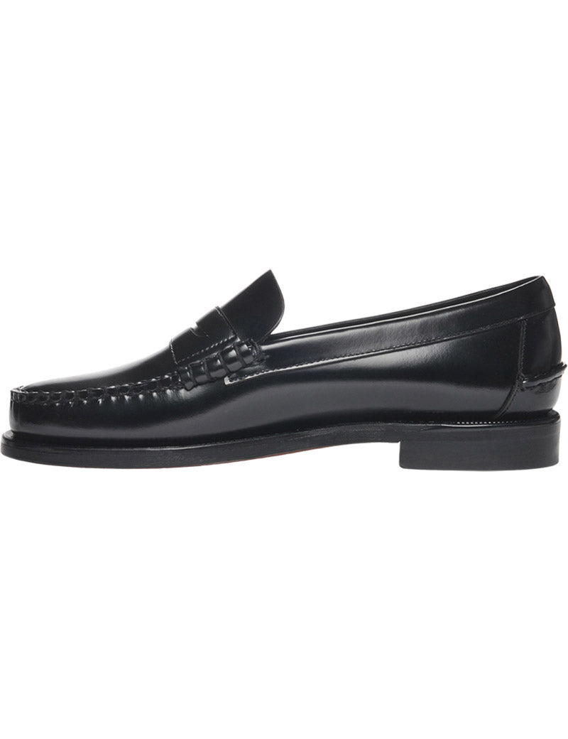 Sebago Classic Dan Leather Loafer Black Inside View
