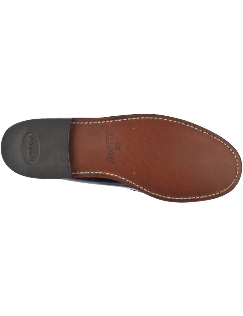 Sebago Classic Dan Leather Loafer Black SOle View