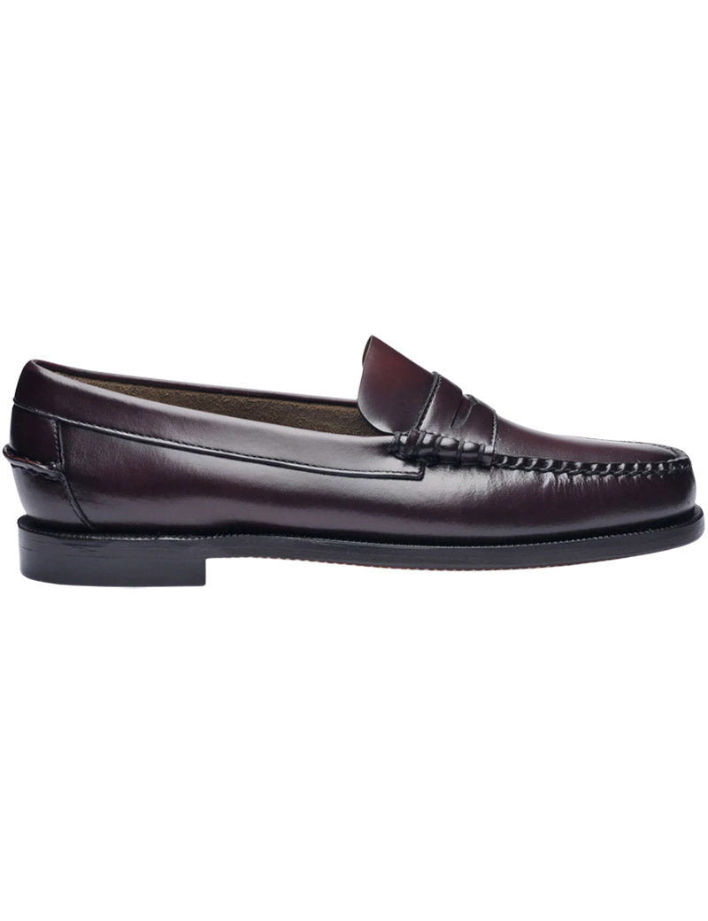Sebago Classic Dan Leather Loafer Brown Burgundy
