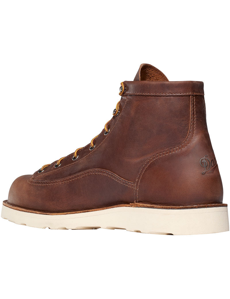 Danner Bull Run 6'' Boots Brown Heel View