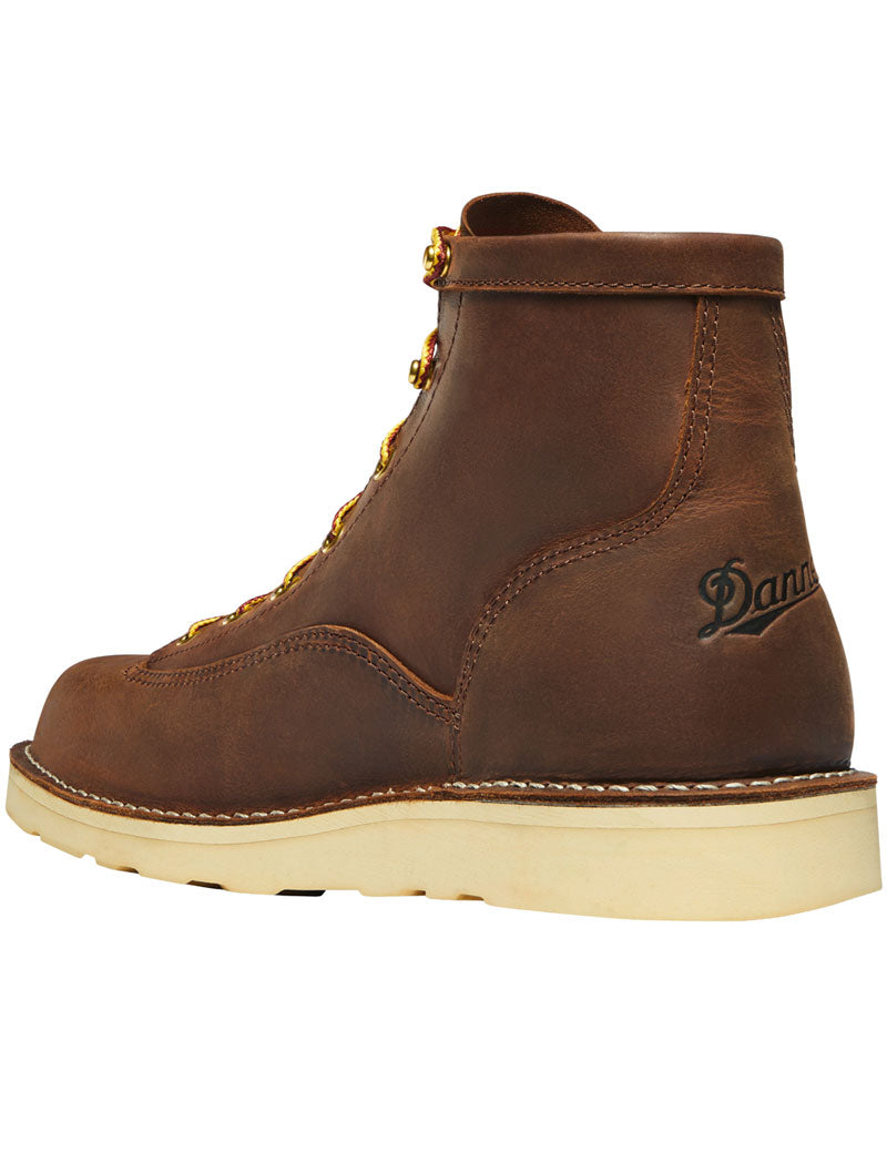 Danner Bull Run 6'' Boots Tobacco Heel View