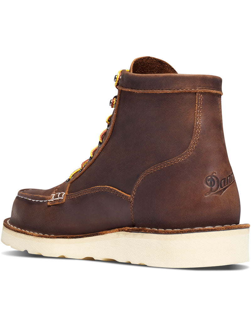 Danner Bull Run 6'' Moc Toe Boots Brown Heel View