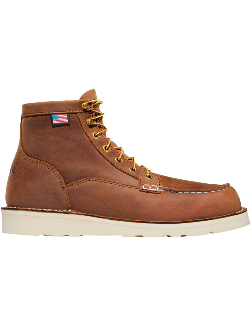 Danner Bull Run 6'' Moc Toe Boots Tobacco Side View