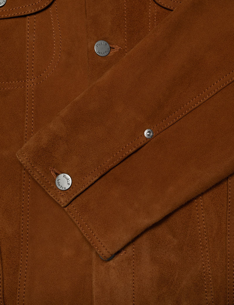 Nudie Jeans Co Danny Suede Jacket Tobacco