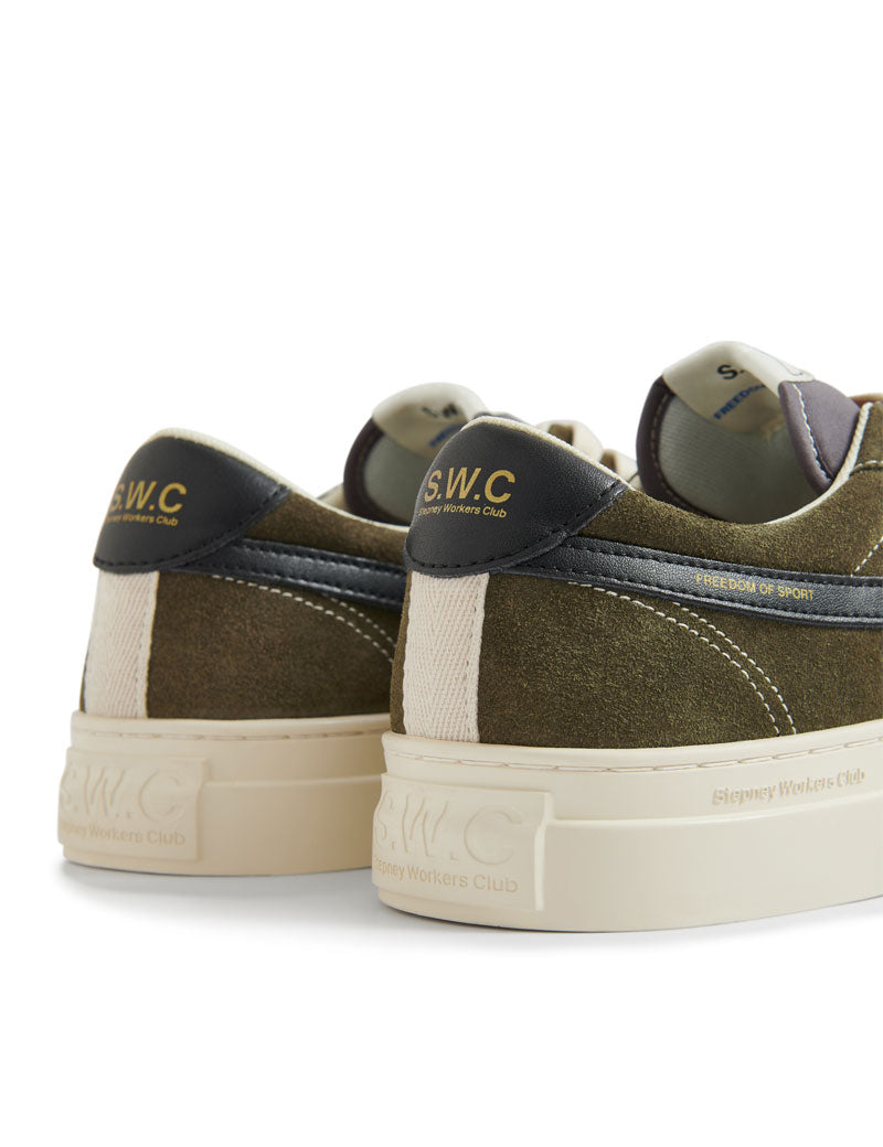 Stepney Workers Club Dellow S-Strike Cup Trainers Suede Woodland