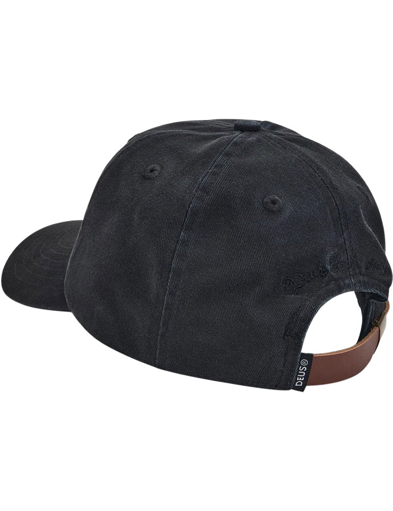 Deus Ex Machina Pill Logo Dad Cap Black Back View