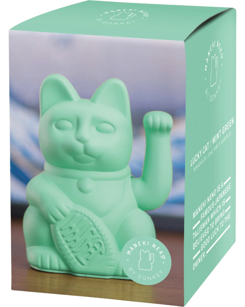 Donkey Lucky Cat Mint Maneki Neko Boxed