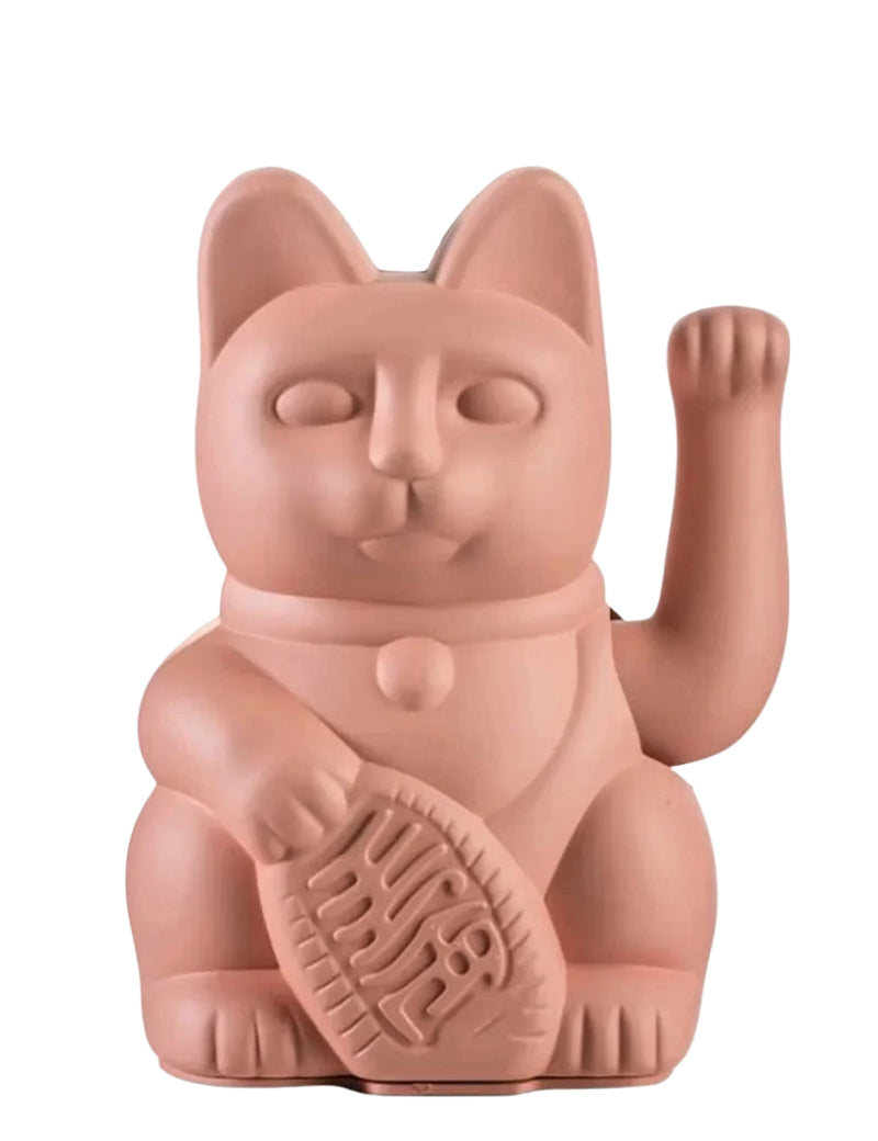 Donkey Lucky Cat Pink Maneki Neko