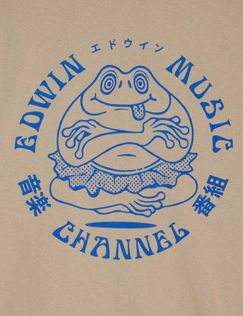 Edwin Music Channel T-Shirt Aluminium