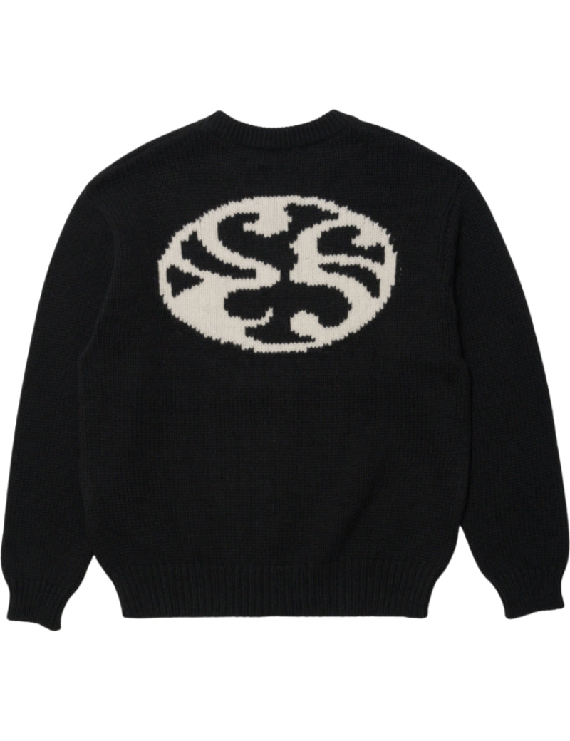 Edwin Ellis II Sweater Black & White Pattern