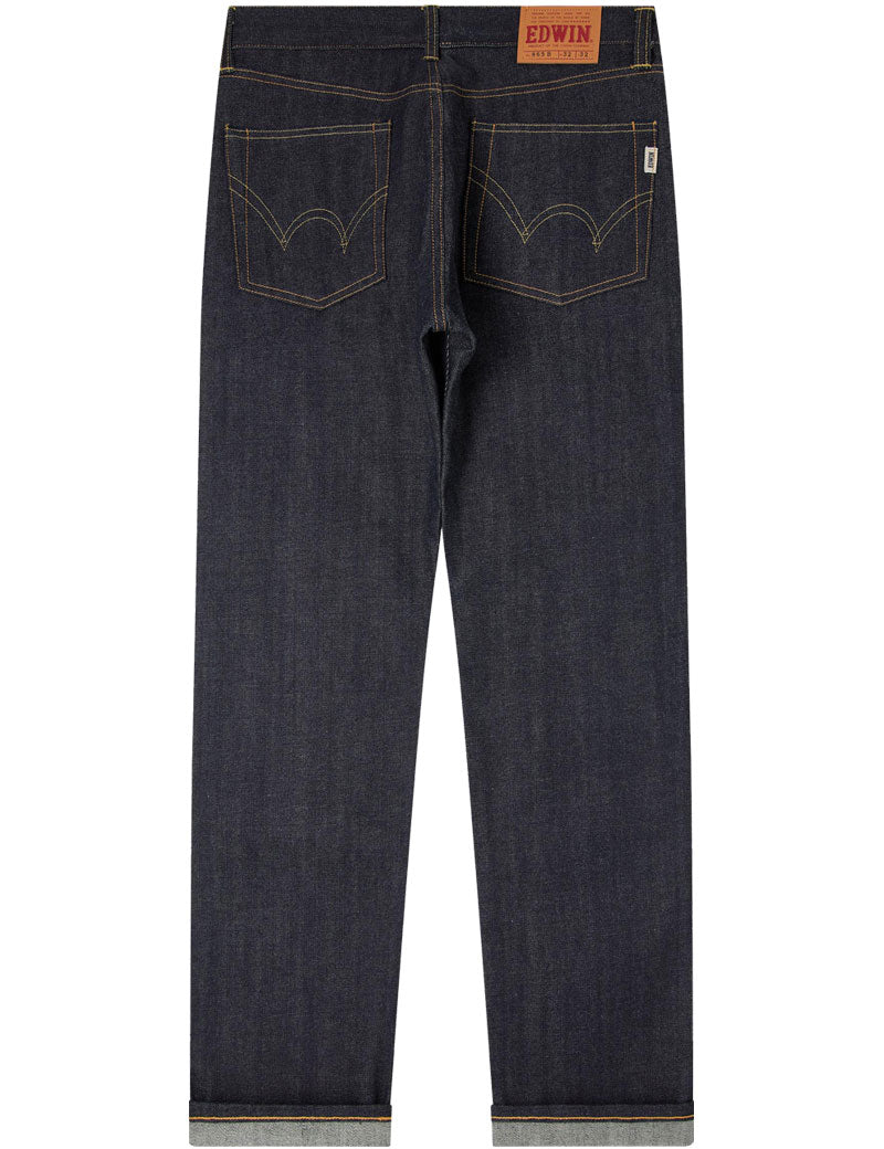 Edwin Nashville Jeans Blue Unwashed Back View