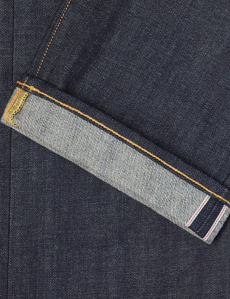 Edwin Nashville Jeans Blue Unwashed Selvage Detail