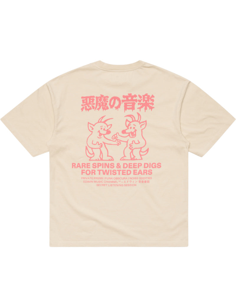 Edwin Rare Spins T-Shirt Fog Back