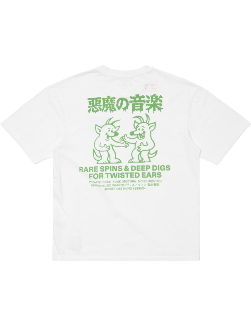 Edwin Rare Spins T-Shirt White Back
