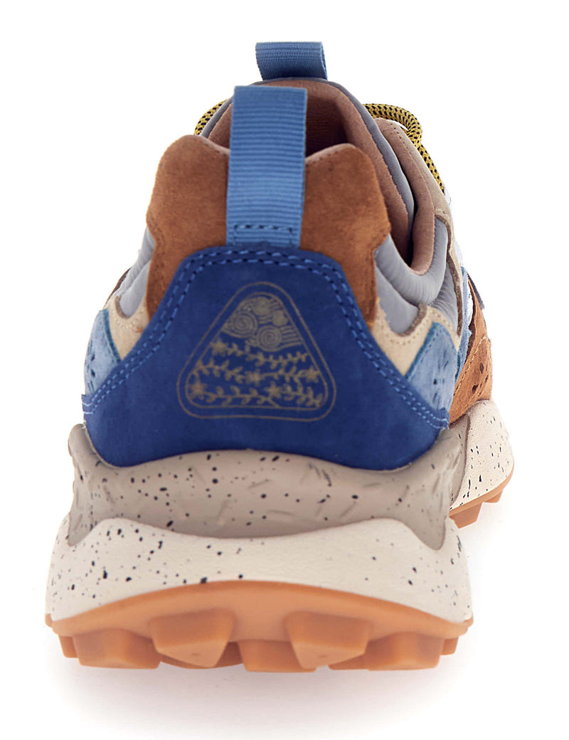 Flower Mountain Yamano 3 Man Suede Nylon Brown Deep Petrol Light Blue