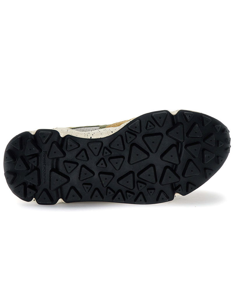 Flower Mountain Yamano 3 men's trainers khaki and military - Sole View