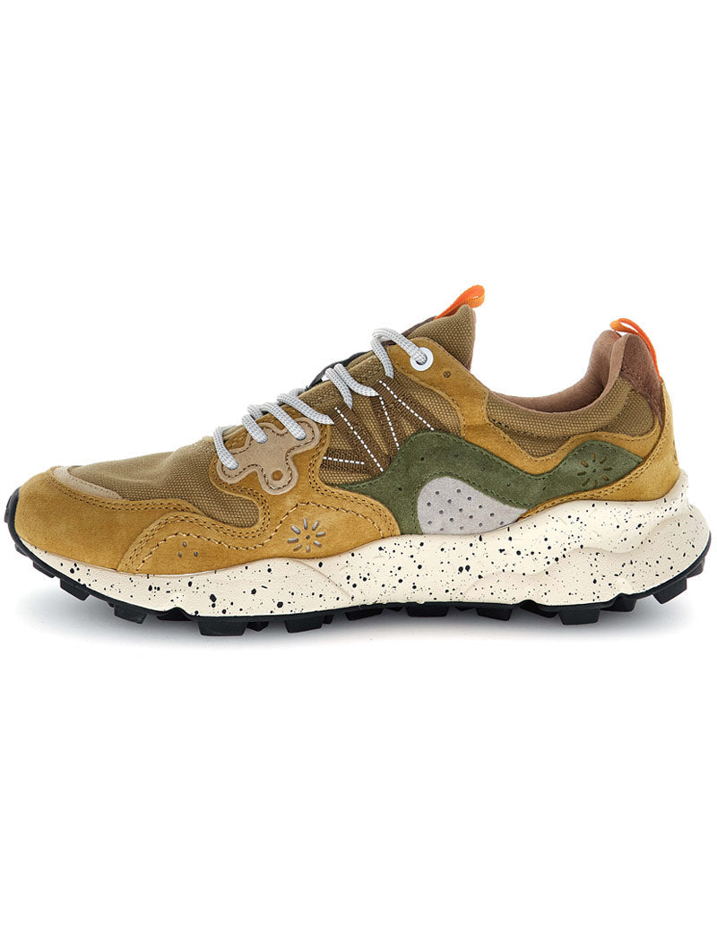 Flower Mountain Yamano 3 men's trainers khaki and military - Inside View