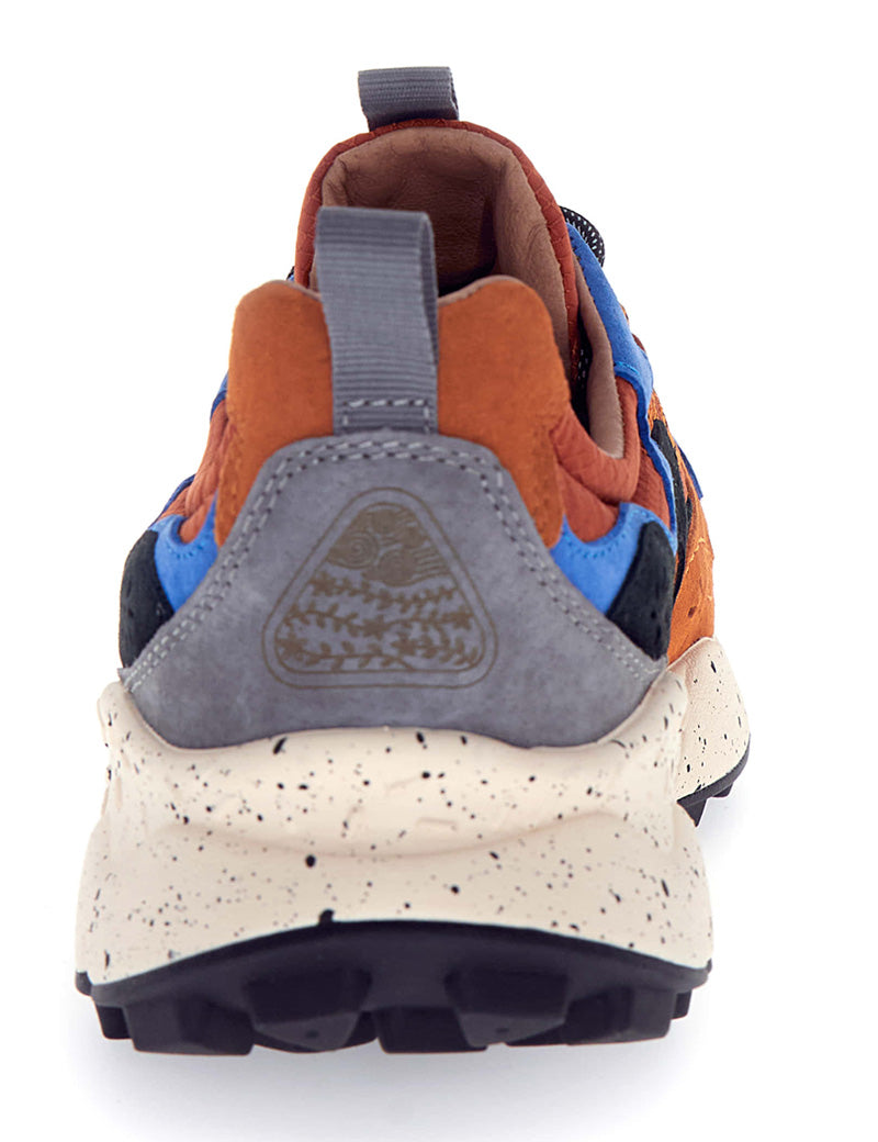 Flower Mountain Yamano 3 Man Suede Nylon Sqaured Warm Coral Deep Blue Black