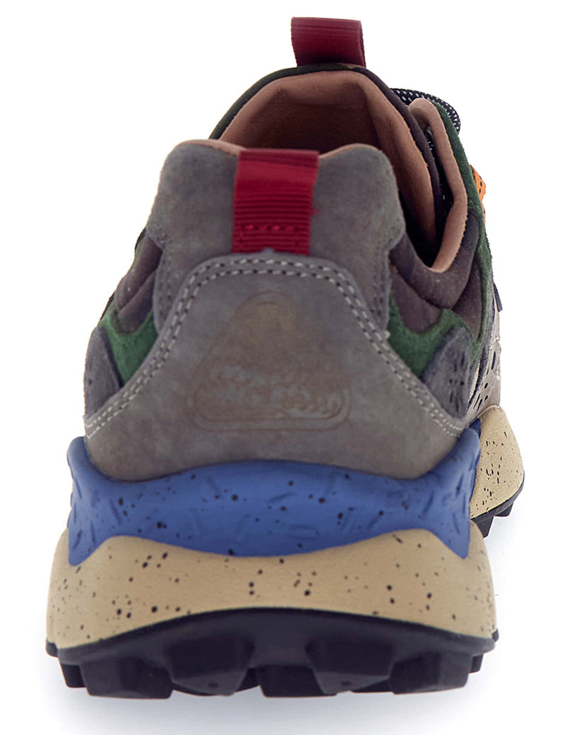 Flower Mountain Yamano 3 Man Suede Nylon Camo Dark Grey Anthracite Black