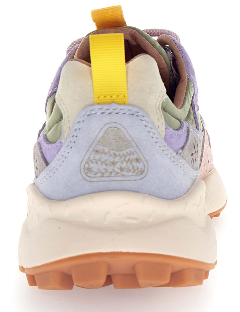 Flower Mountain Yamano 3 Women Suede Nylon Light Grey Militare Cipria
