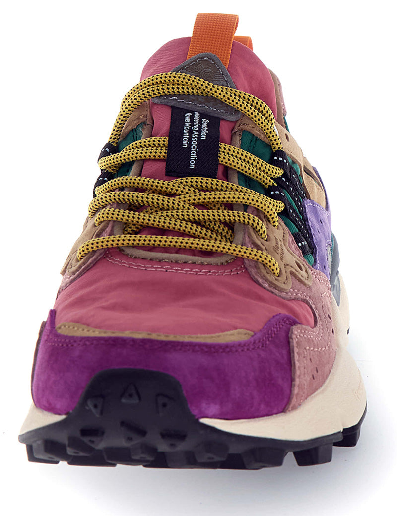Flower Mountain Yamano 3 Women Suede Nylon Burgundy Fuchsia Cipria