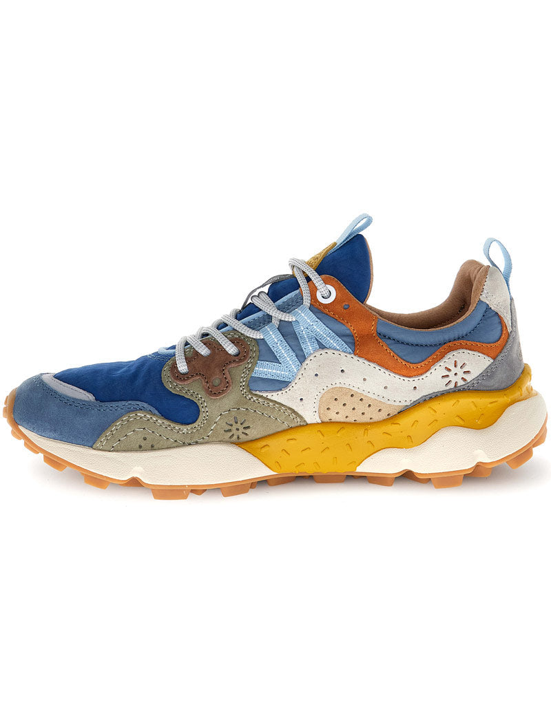 Flower Mountain Yamano 3 men's trainers azure and sage - Inside View