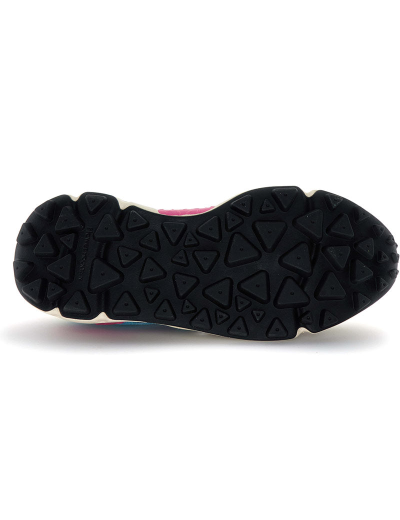 Flower Mountain Yamano 3 women's trainers sand, light pink and water - Sole View