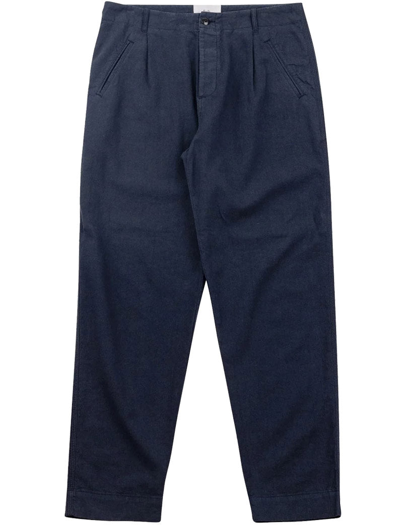 Folk Assembly Pant Dark Navy Cotton Linen