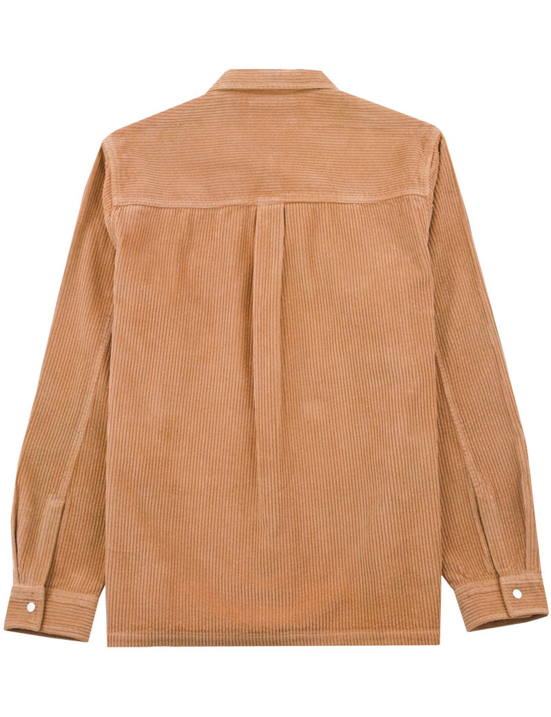 Folk Patch Overshirt Mink Chunky Cord