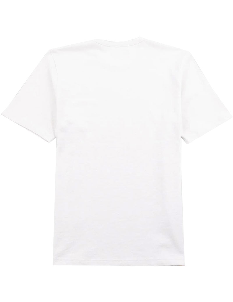Folk Slub Embroidered T-Shirt Off White Back View