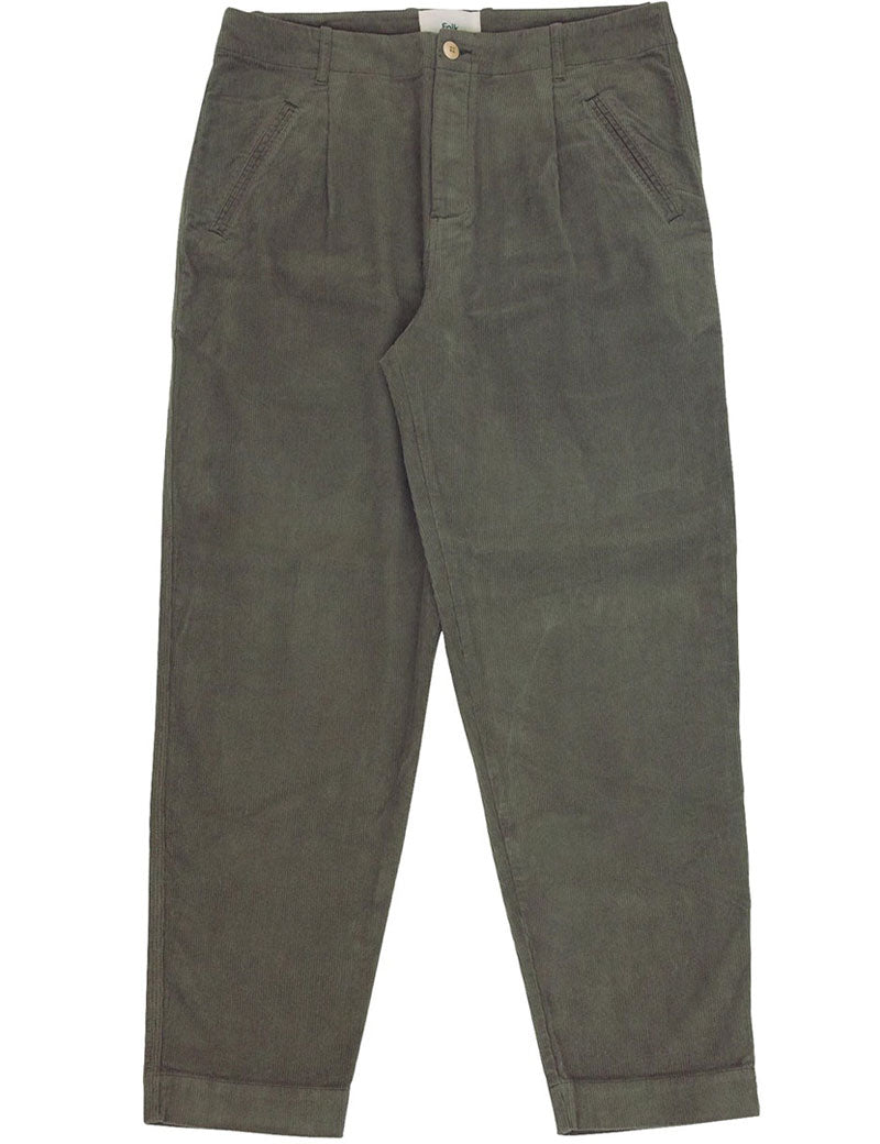 Folk Assembly Pant Dark Sage Cord