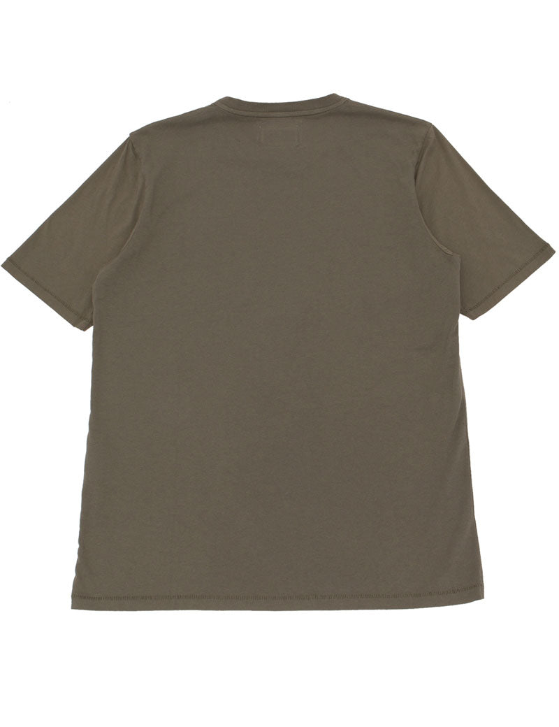 Folk Contrast Sleeve T-Shirt Dark Sage