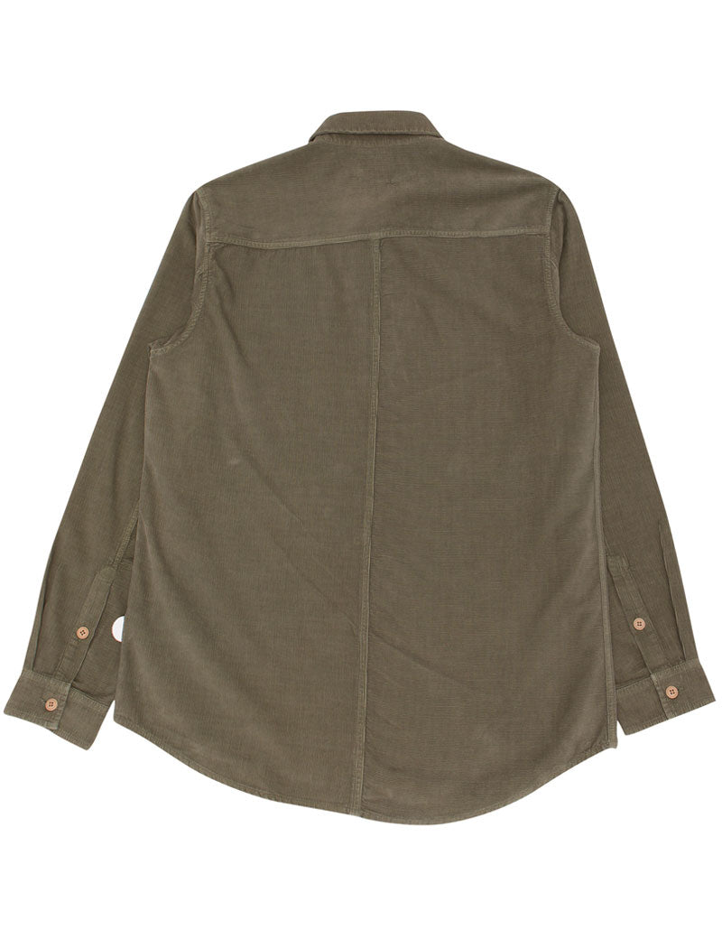 Folk Direction Babycord Shirt Olive