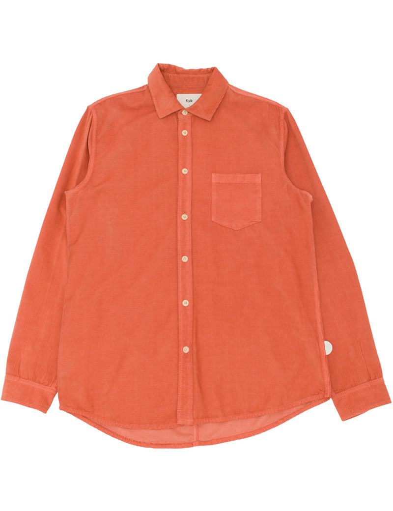 Folk Direction Babycord Shirt Rust