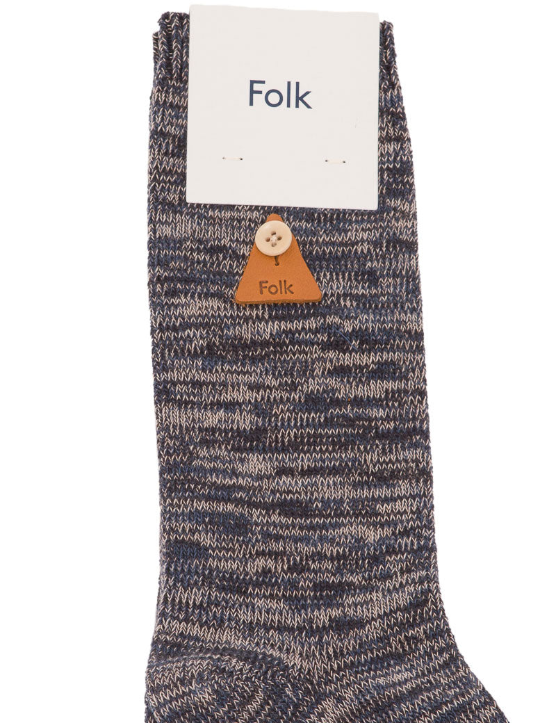 Folk Melange Socks Midnight Mix