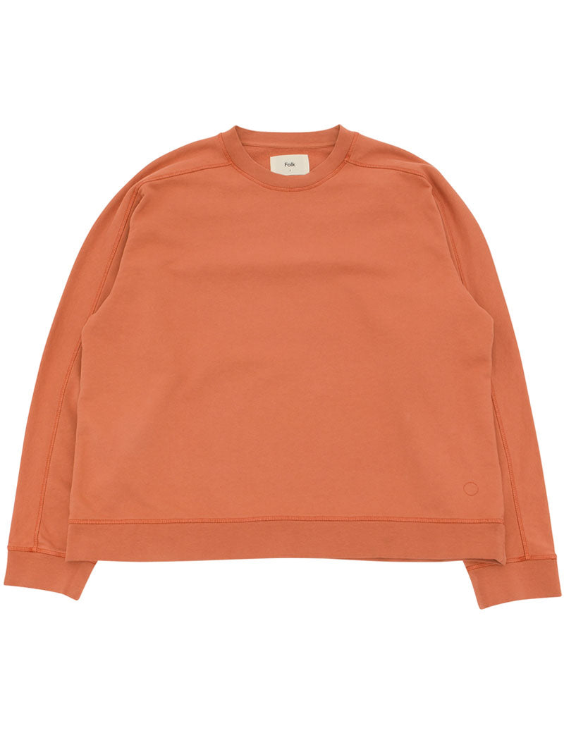 Folk Prism Sweatshirt Rust