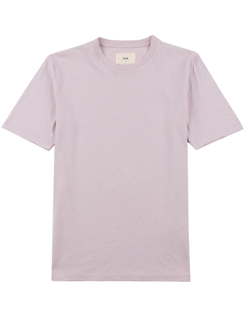 Folk Contrast Sleeve Tee Sakura Pink