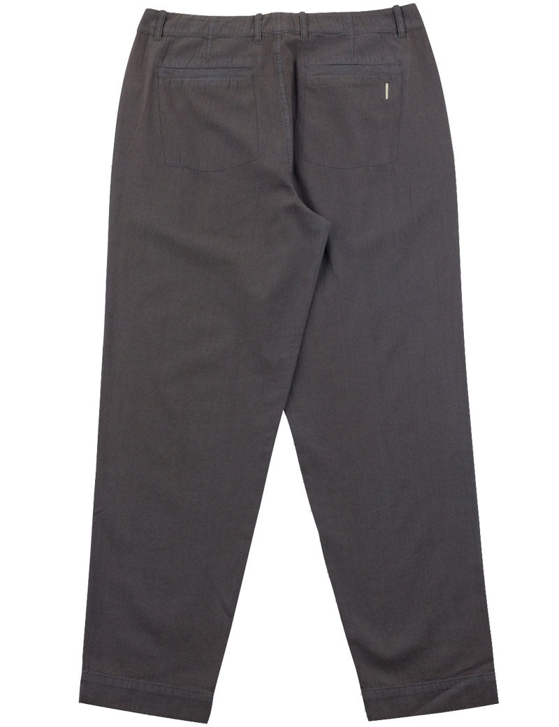 Folk Assembly Pant Soft Black Herringbone