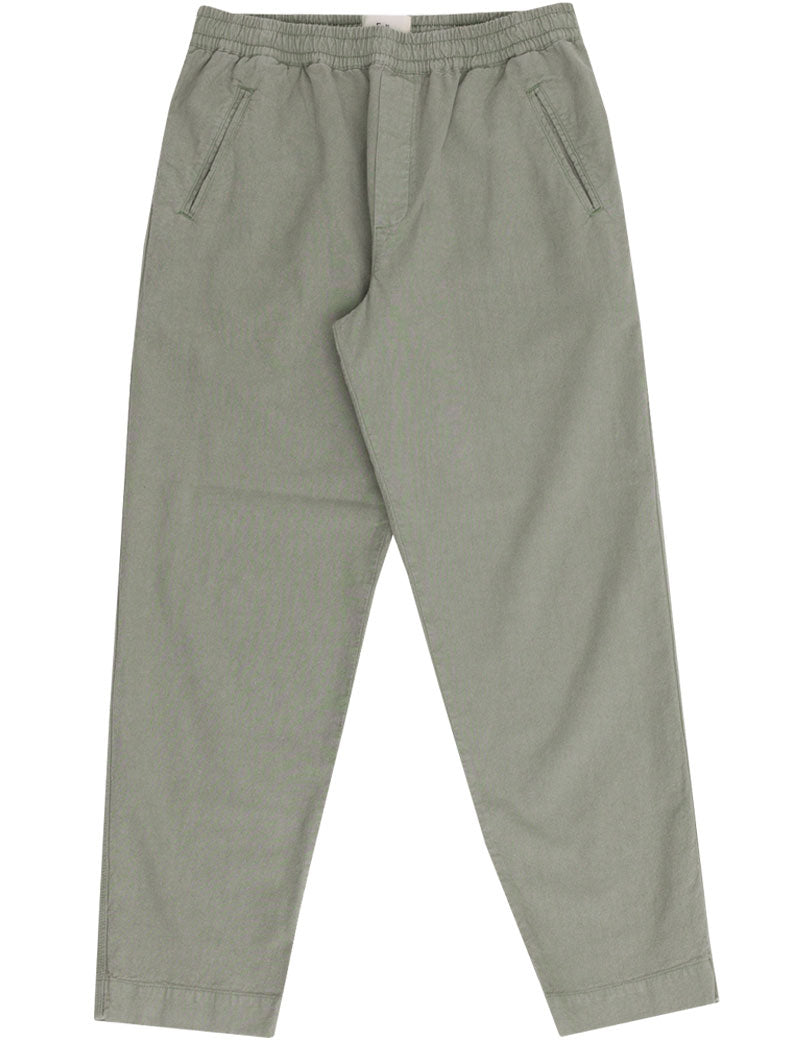 Folk Drawcord Assembly Pant Sage Cotton Linen