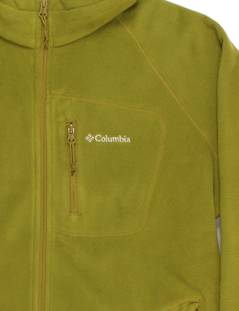 Columbia Fast Trek II Full Zip Fleece Mossy Green Pocket Detail