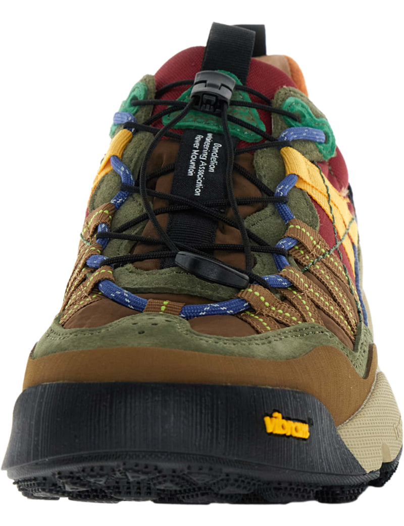 Flower Mountain Iwano 2 Uni Waterproof Trainers Brown, Dark Brown & Dark Grey Laces