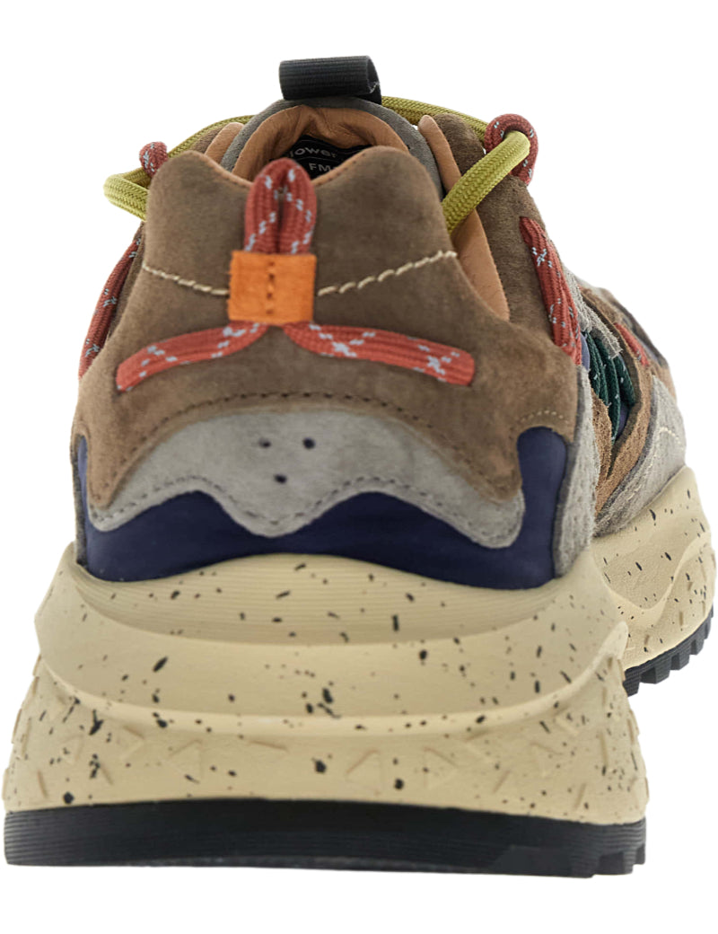 Flower Mountain Yamabushi Man Trainers Brown, Black & Mud Heel