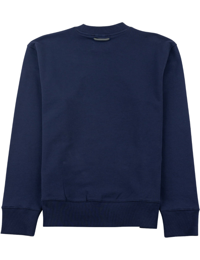 Folk Anniversary Sweat Navy Back View