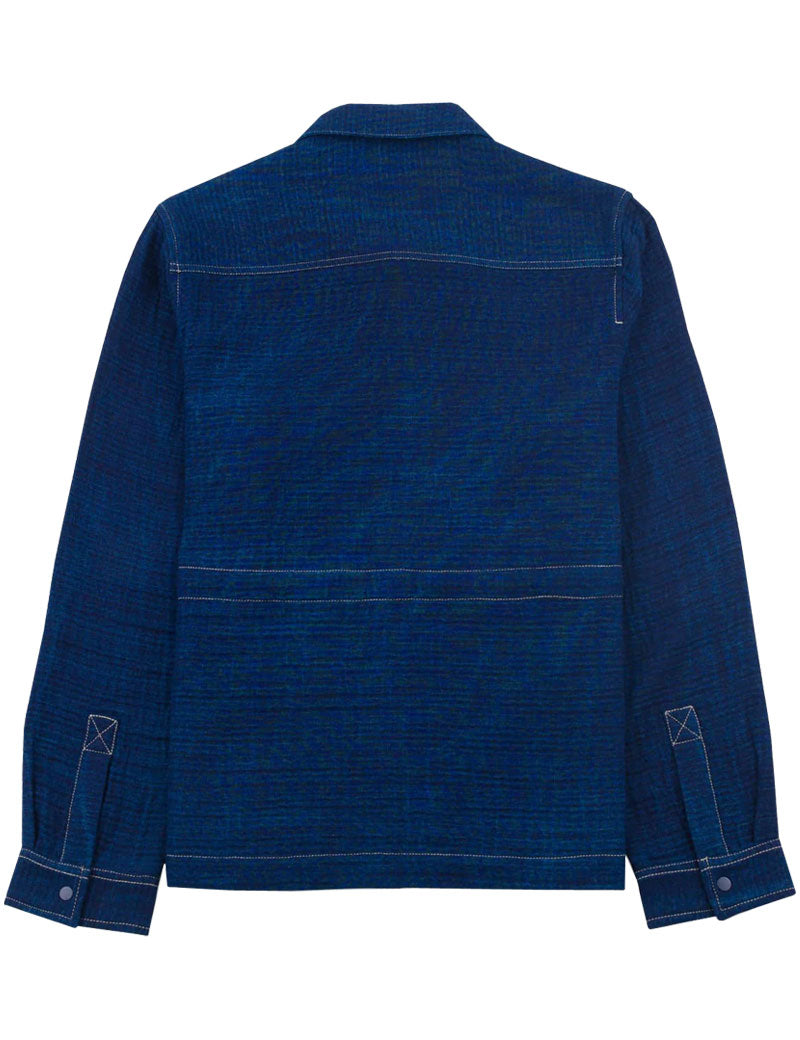 Folk Assembly Jacket Indigo Waffle