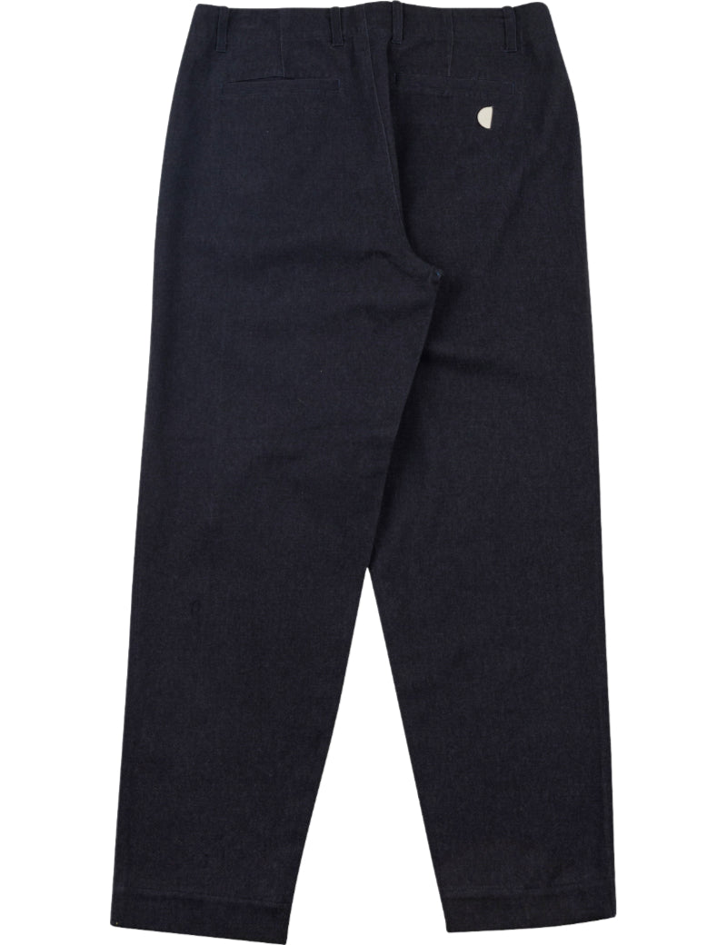 Folk Assembly Pant Black Twill Back View