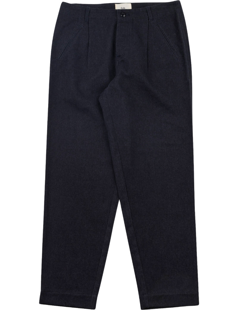 Folk Assembly Pant Black Twill Main