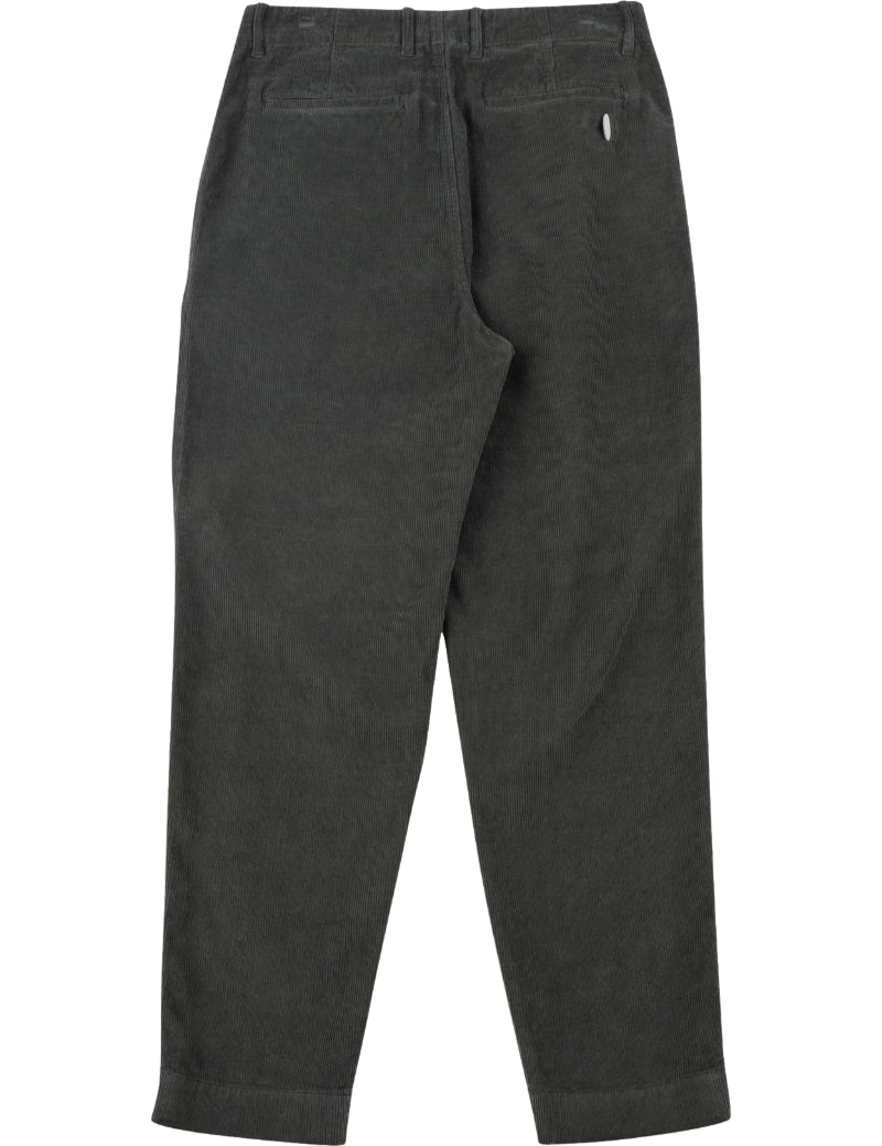 Folk Assembly Pant Deep Sage Cord Back View