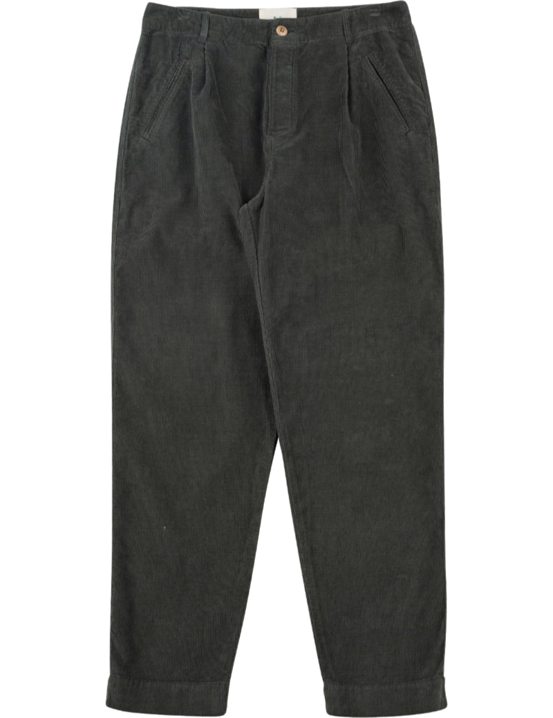 Folk Assembly Pant Deep Sage Cord Front